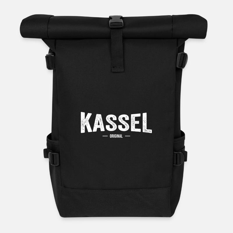 Kassel Original - Rolltop Rucksack - Schwarz