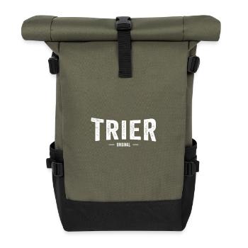 Trier Original - Rolltop Rucksack - Olive/Schwarz - Vorne