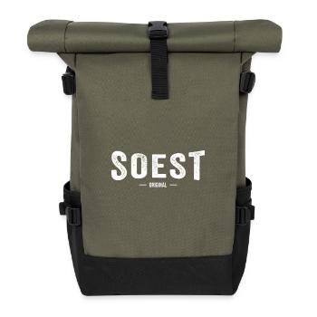 Soest Original - Rolltop Rucksack - Olive/Schwarz - Vorne
