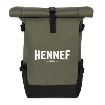 Hennef Original - Rolltop Rucksack - Olive/Schwarz - Vorne