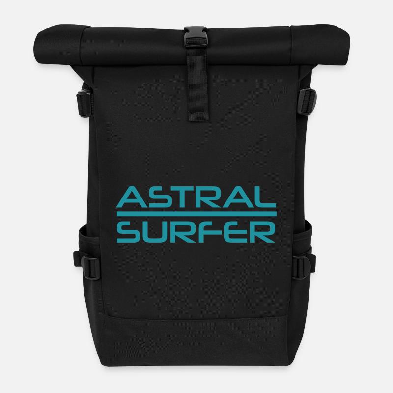 Conception d’Astral Surfer - Sac à dos roll top - noir