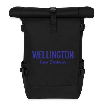 Wellington - Nouvelle-Zélande - Aotearoa - Neuseeland - Sac à dos roll top - noir - Devant