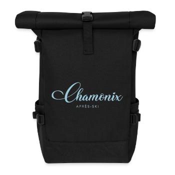 Chamonix Après Ski - Roll Top Backpack - black - Front