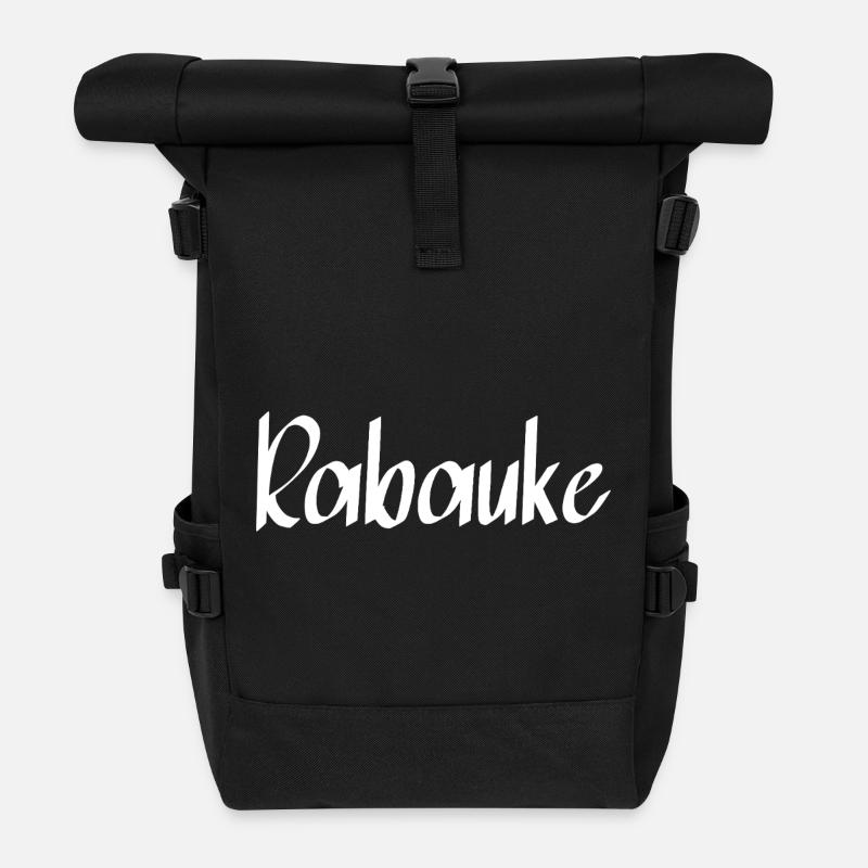 Rabauke - Rolltop Rucksack - Schwarz