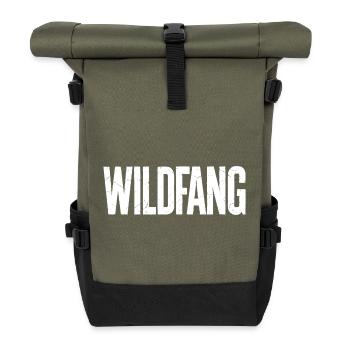 Wildfang - Rolltop Rucksack - Olive/Schwarz - Vorne