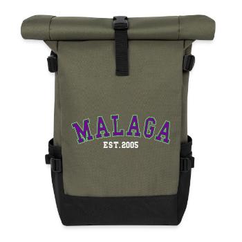 Malaga Est. 2005 - Roll Top Backpack - olive/black - Front