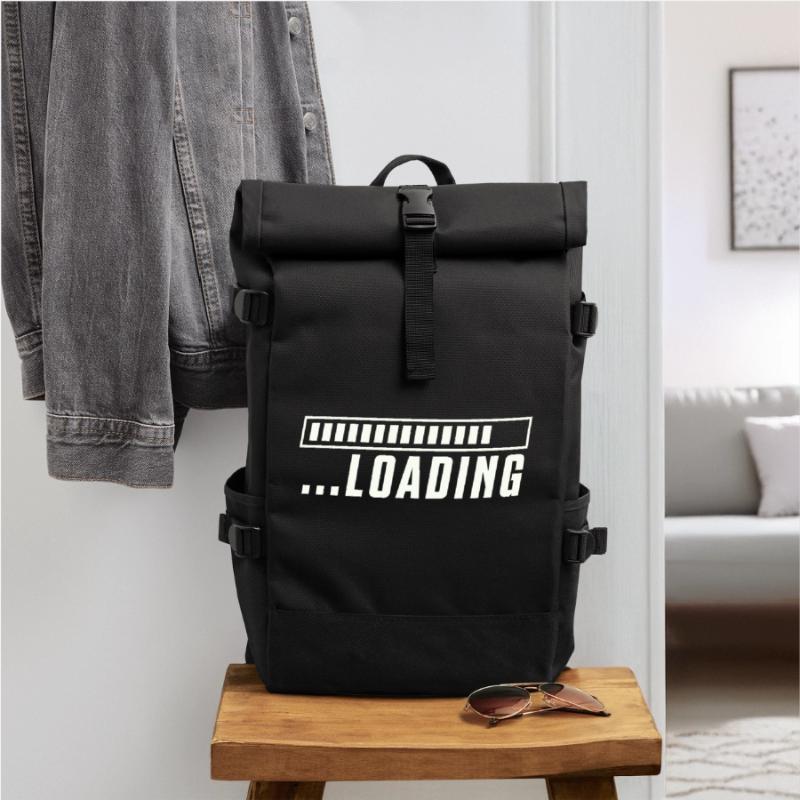 Loading Bar Loading Progress Roll Top Backpack