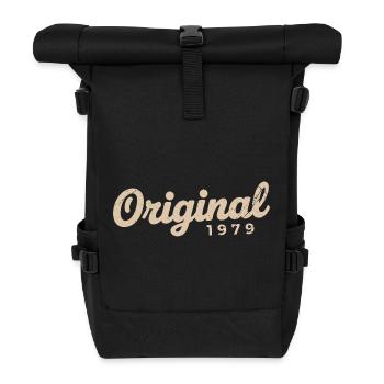 1979 Birthday Gift | Born in 1979 - Roll Top Backpack - black - Front