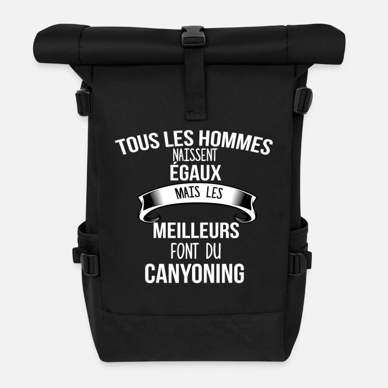 canyoning - Sac à dos roll top - noir