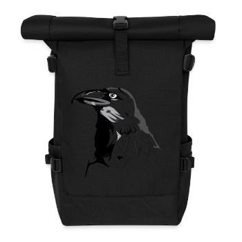 Rabe - Rolltop Rucksack - Schwarz - Vorne