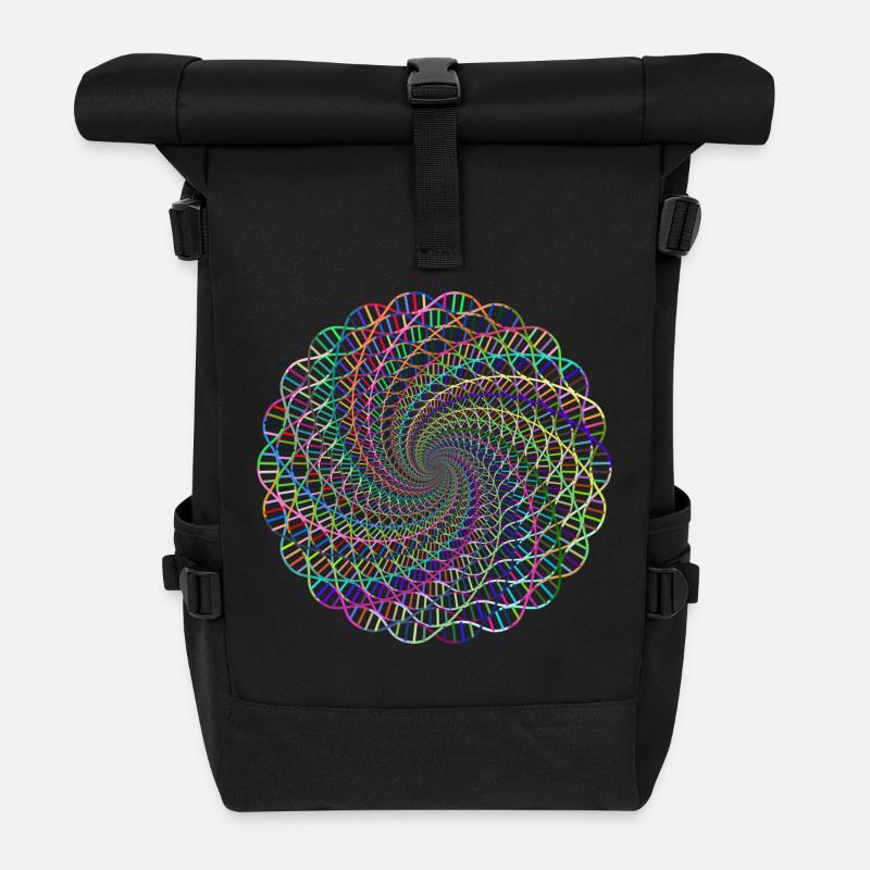 DNA - Roll Top Backpack - black