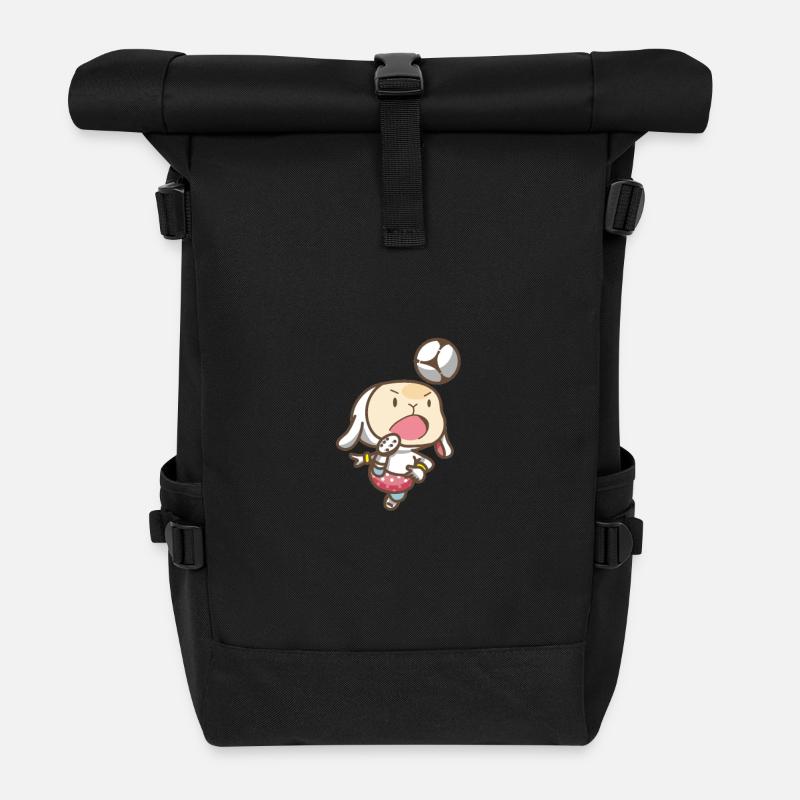 Dream profession footballer - Roll Top Backpack - black