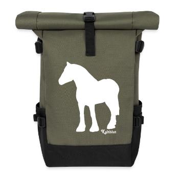 schimmel-kaltblut - Rolltop Rucksack - Olive/Schwarz - Vorne