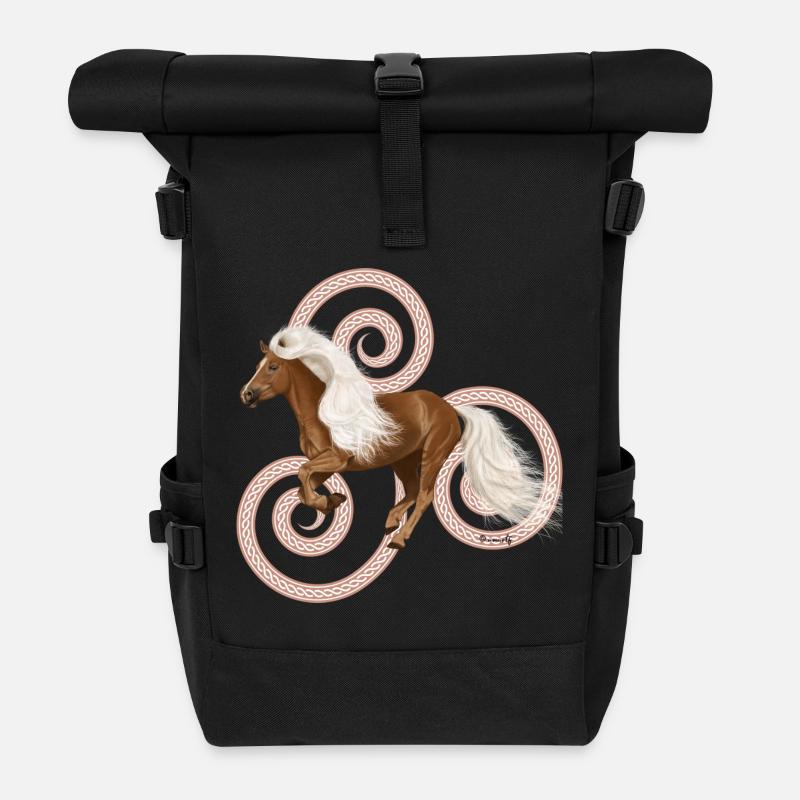 Haflinger Artos - Rolltop Rucksack - Schwarz