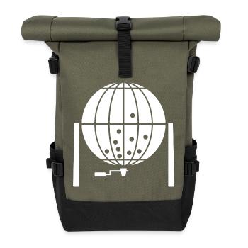 bingo - Roll Top Backpack - olive/black - Front