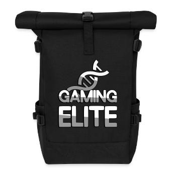 GAMING ELITE + DNA - Gaming - Roll Top Backpack - black - Front
