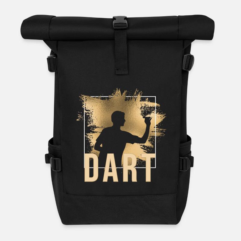 Dart - Rolltop Rucksack - Schwarz