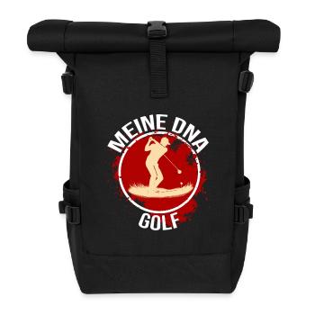 Mein DNA - Rolltop Rucksack - Schwarz - Vorne