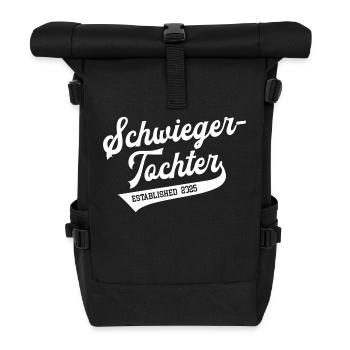 Schwiegertochter 2025 Hochzeit Heirat Ehe Tochter - Rolltop Rucksack - Schwarz - Vorne