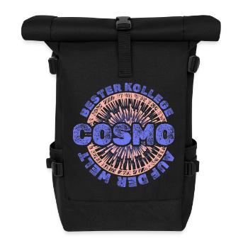 Cosmo as a given name - Roll Top Backpack - black - Front