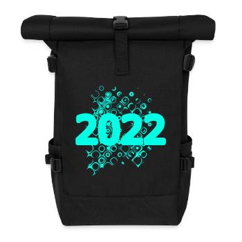2022 - Rolltop Rucksack - Schwarz - Vorne