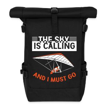 Paragliding Paragliding Paraglider Paraglider - Roll Top Backpack - black - Front