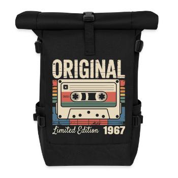 59th Anniversary - Vintage Gift 1967 - Roll Top Backpack - black - Front