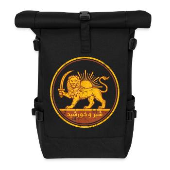 Iran - Rolltop Rucksack - Schwarz - Vorne