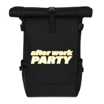 AFTER WORK PARTY - Rolltop Rucksack - Schwarz - Vorne
