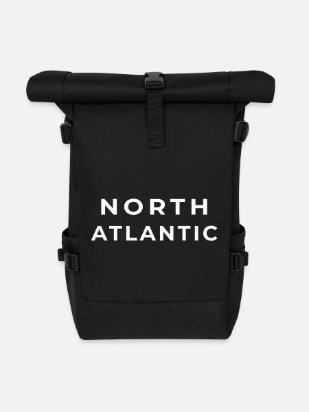 NORTH ATLANTIC | Authenticité Sauvage - Sac à dos roll top - noir