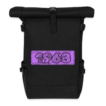 1968 - Rolltop Rucksack - Schwarz - Vorne