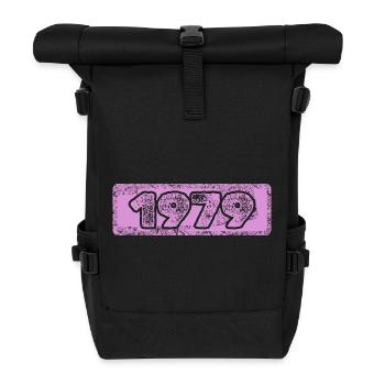 Born in 1979 - Roll Top Backpack - black - Front