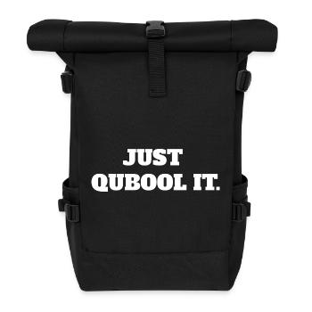 Pakistani Marriage Ceremony Desi Shaadi Nikah Just - Roll Top Backpack - black - Front