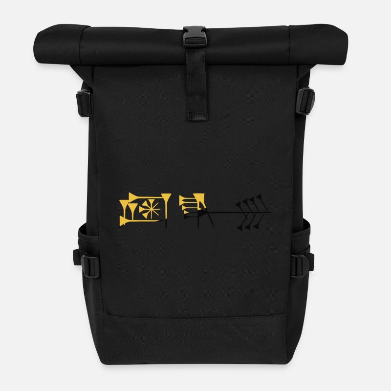 LIbertäre sumerische Freiheit Wort 2 - Rolltop Rucksack - Schwarz