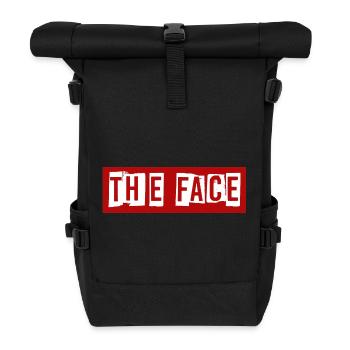 Le visage - Sac à dos roll top - noir - Devant