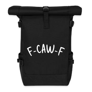 F-Caw-F  - Rolltop Rucksack - Schwarz - Vorne