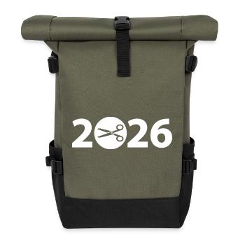 Tailor 2026, Handwork 2026 - Sac à dos roll top - olive/noir - Devant