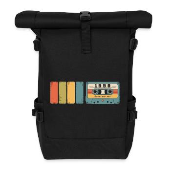 Cadeau d’anniversaire original 1998 Vintage 1998 - Sac à dos roll top - noir - Devant