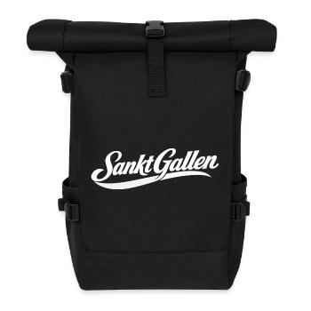 Sankt Gallen - Rolltop Rucksack - Schwarz - Vorne