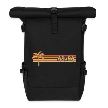 Aruba - Rolltop Rucksack - Schwarz - Vorne