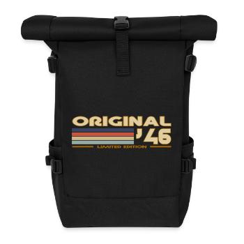 1946 - Rolltop Rucksack - Schwarz - Vorne