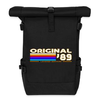 1989 - Roll Top Backpack - black - Front