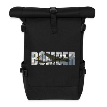 Bomber B-17 Flying Fortress - Roll Top Backpack - black - Front