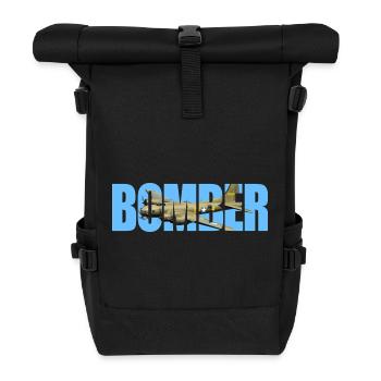 Bomber B-17 Flying Fortress - Roll Top Backpack - black - Front