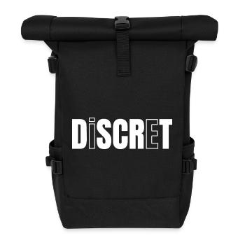 DISCREET! - Roll Top Backpack - black - Front