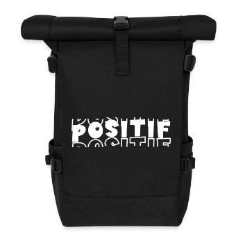 Positive vibe - Roll Top Backpack - black - Front
