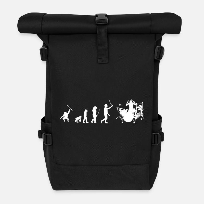 Batteur Evolution - Sac à dos roll top - noir