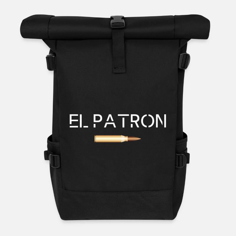 El Patron – Le look G le plus populaire - Sac à dos roll top - noir