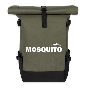 MOSQUITO - Rolltop Rucksack - Olive/Schwarz - Vorne