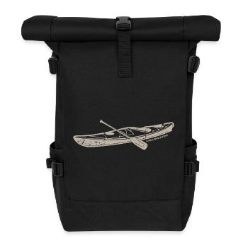 Let Love Win Kayak Print - Roll Top Backpack - black - Front
